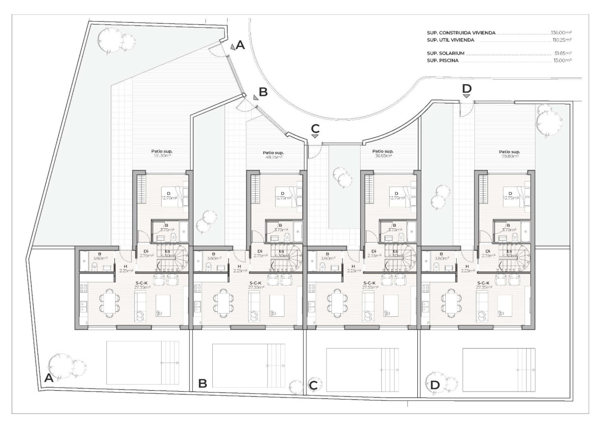 New Build - Town house - Mazarron - Country Club
