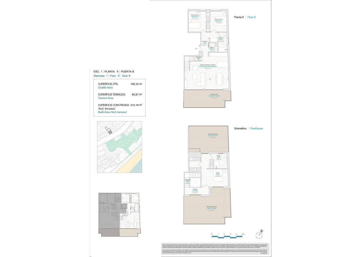 New Build - Penthouse - Villajoyosa - Pueblo