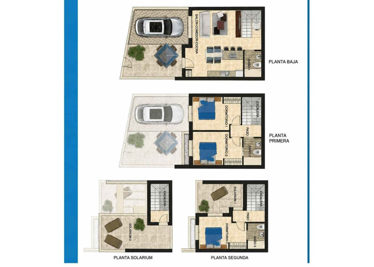 Resale - Terraced house - Orihuela Costa - Las Filipinas