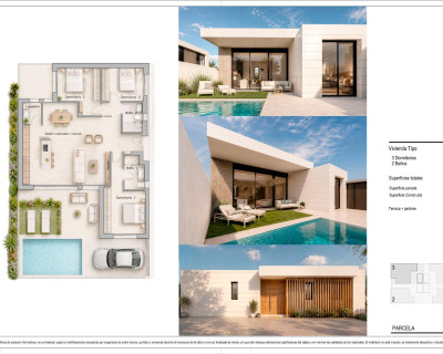 New Build - Villa - Pilar de la Horadada - pueblo
