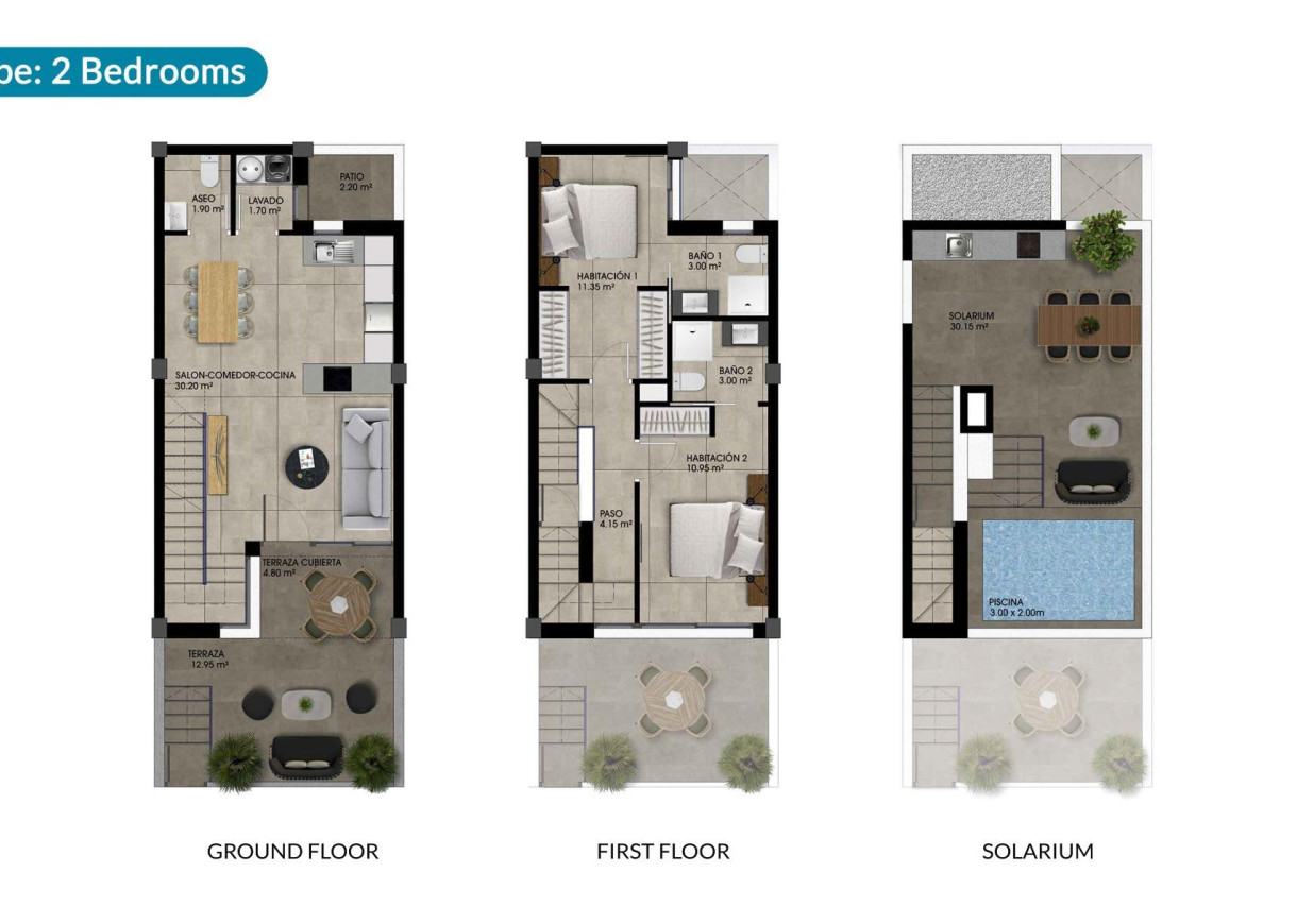 New Build - Town house - Dolores - Sector 2