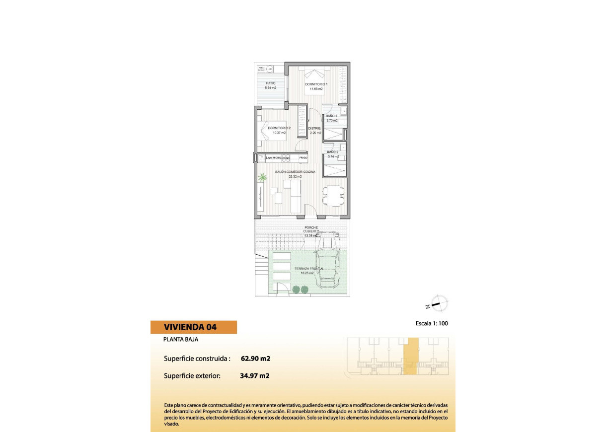 New Build - Bungalow - San Pedro del Pinatar - El salero