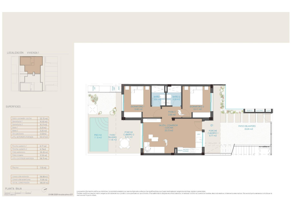 New Build - Bungalow - San Pedro del Pinatar - Molino Del Chirrete