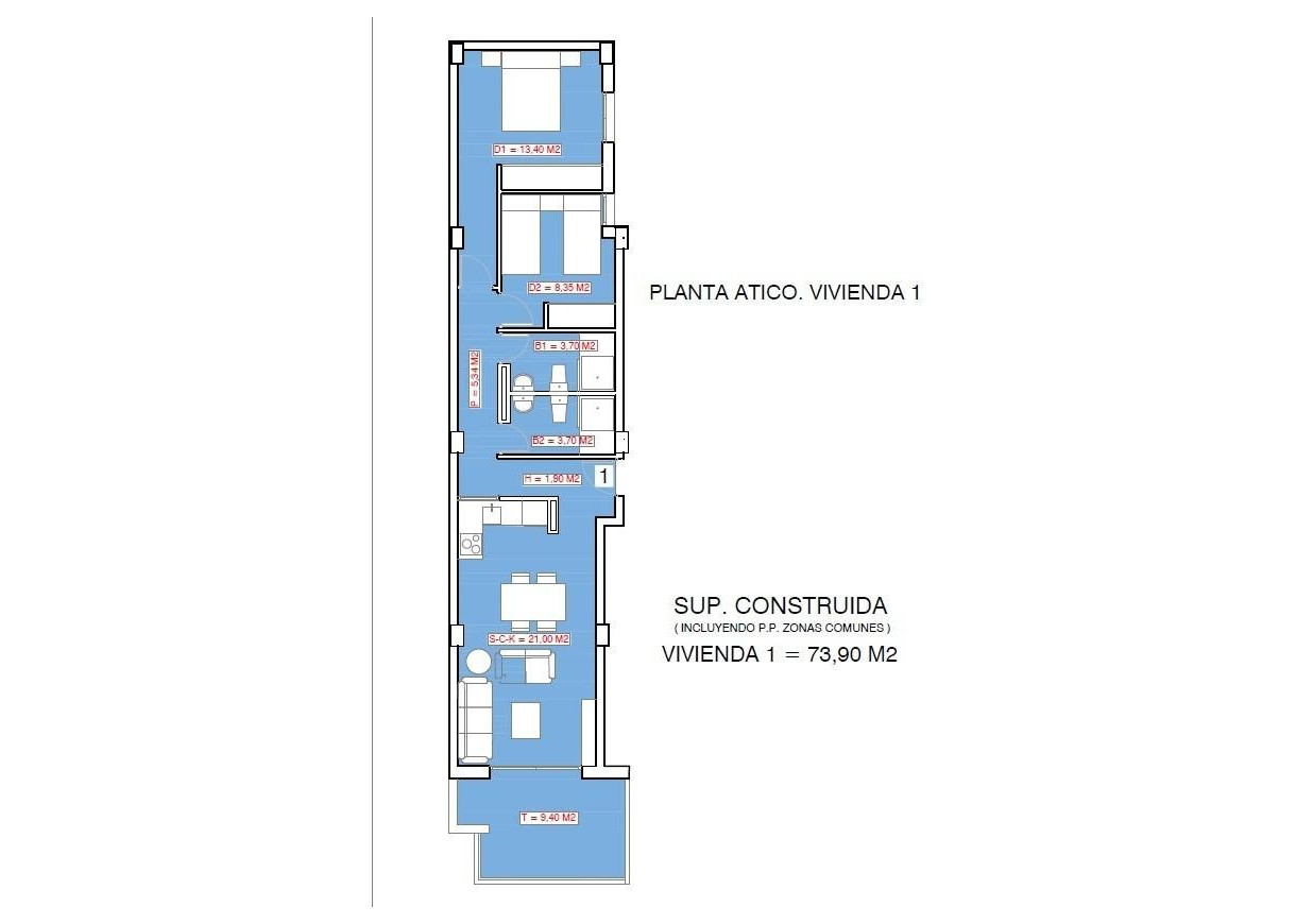 New Build - Penthouse - Torrevieja - Playa El Acequión