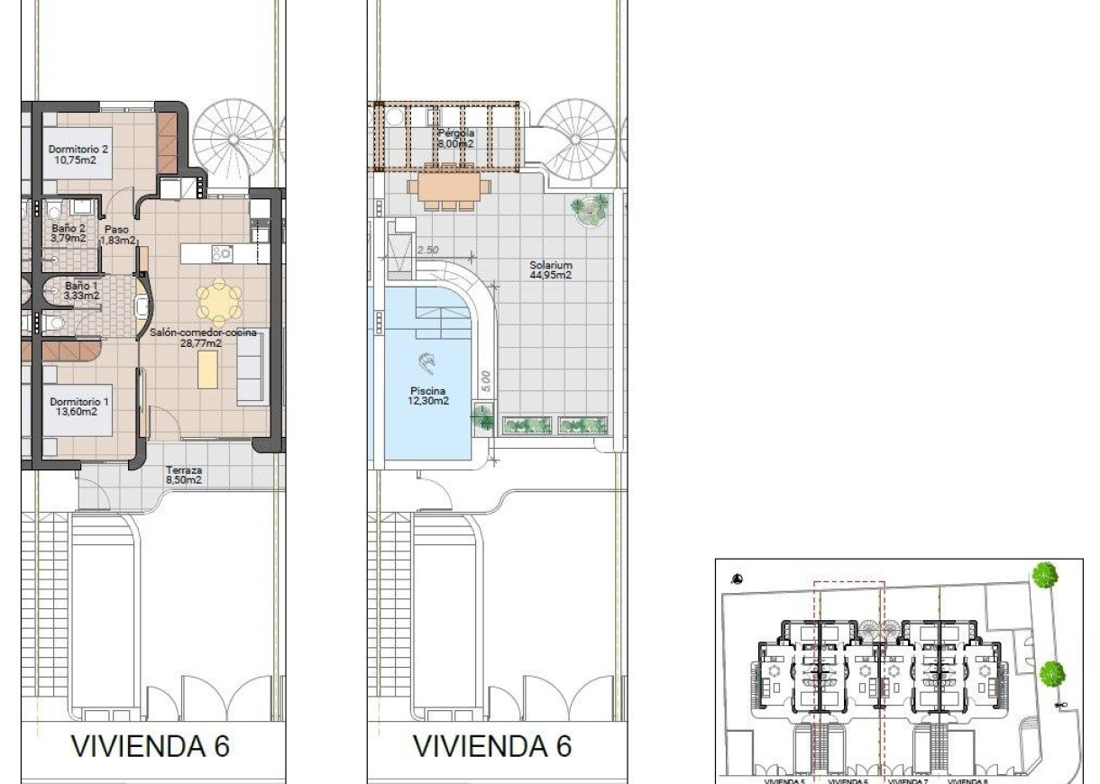 New Build - Bungalow - Pilar de la Horadada - Zona Pueblo