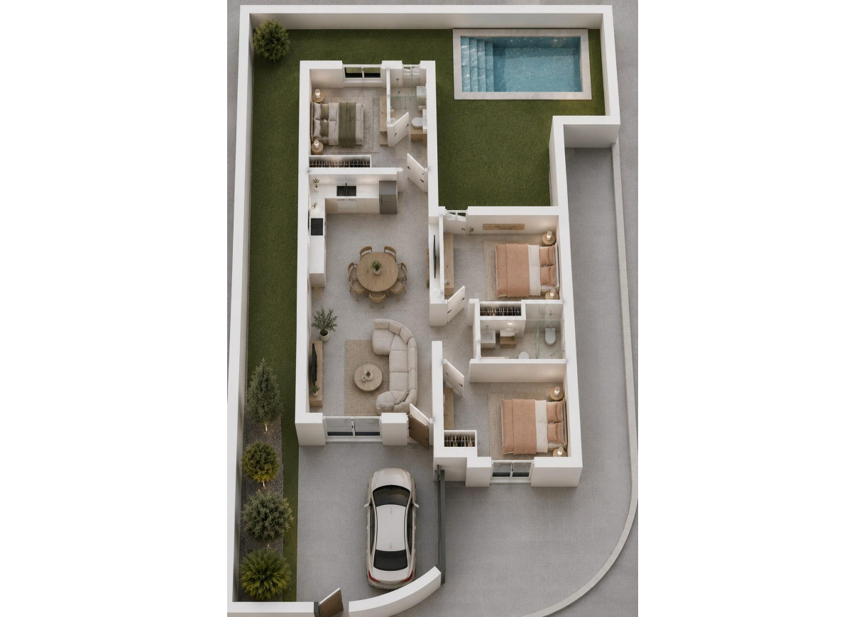 New Build - Town house - Mazarron - Country Club