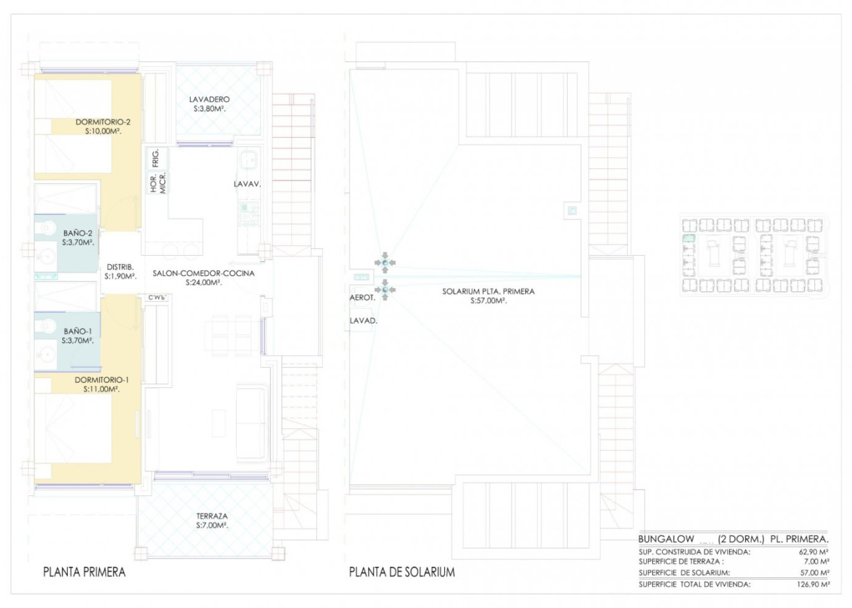 New Build - Bungalow - Torrevieja - Los Balcones