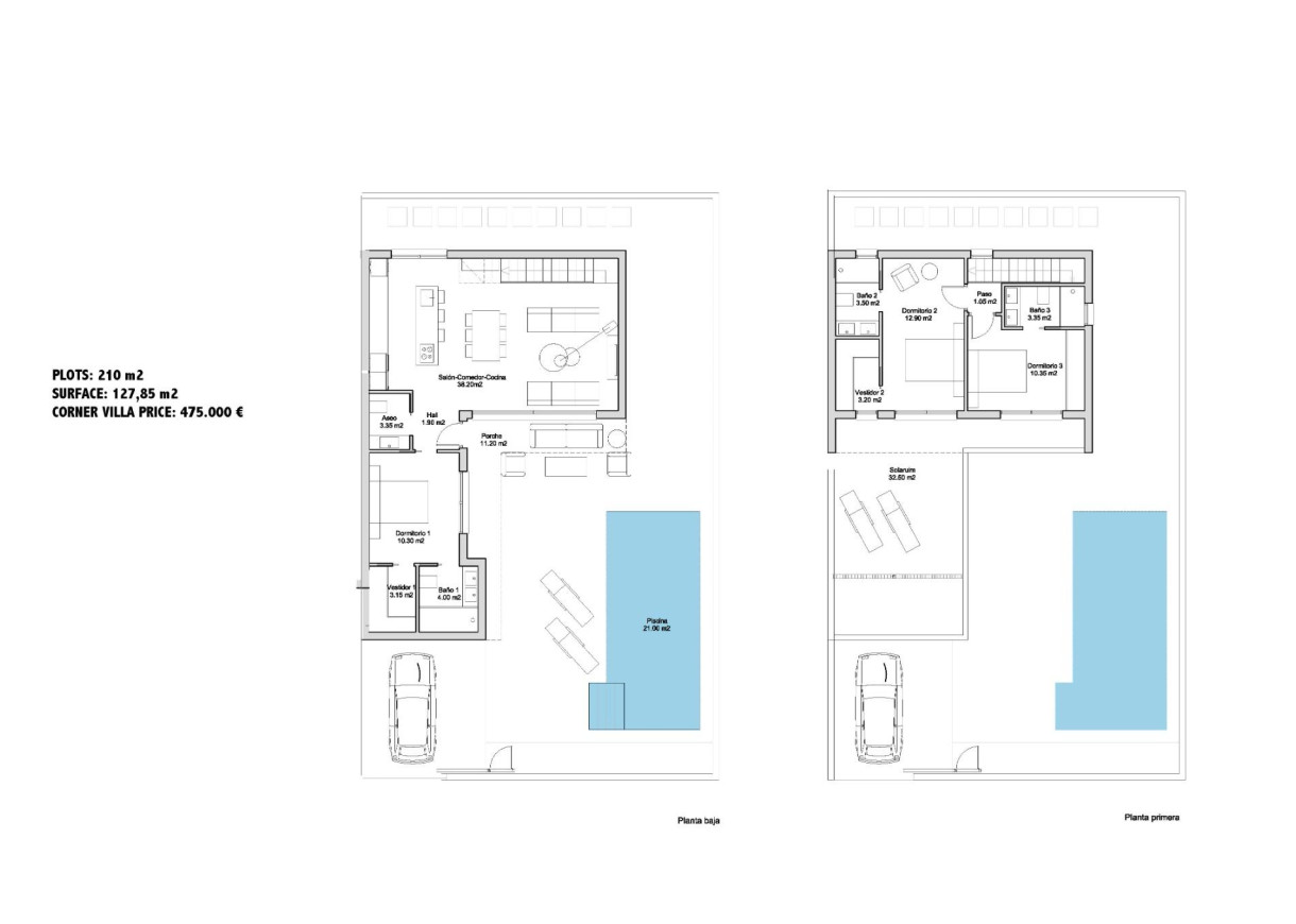 New Build - Villa - San Javier - Parque de los leones