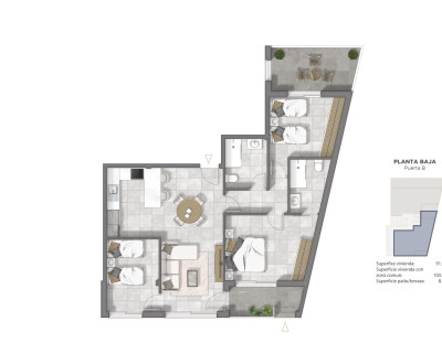 New Build - Lägenhet - Guardamar del Segura - Pueblo