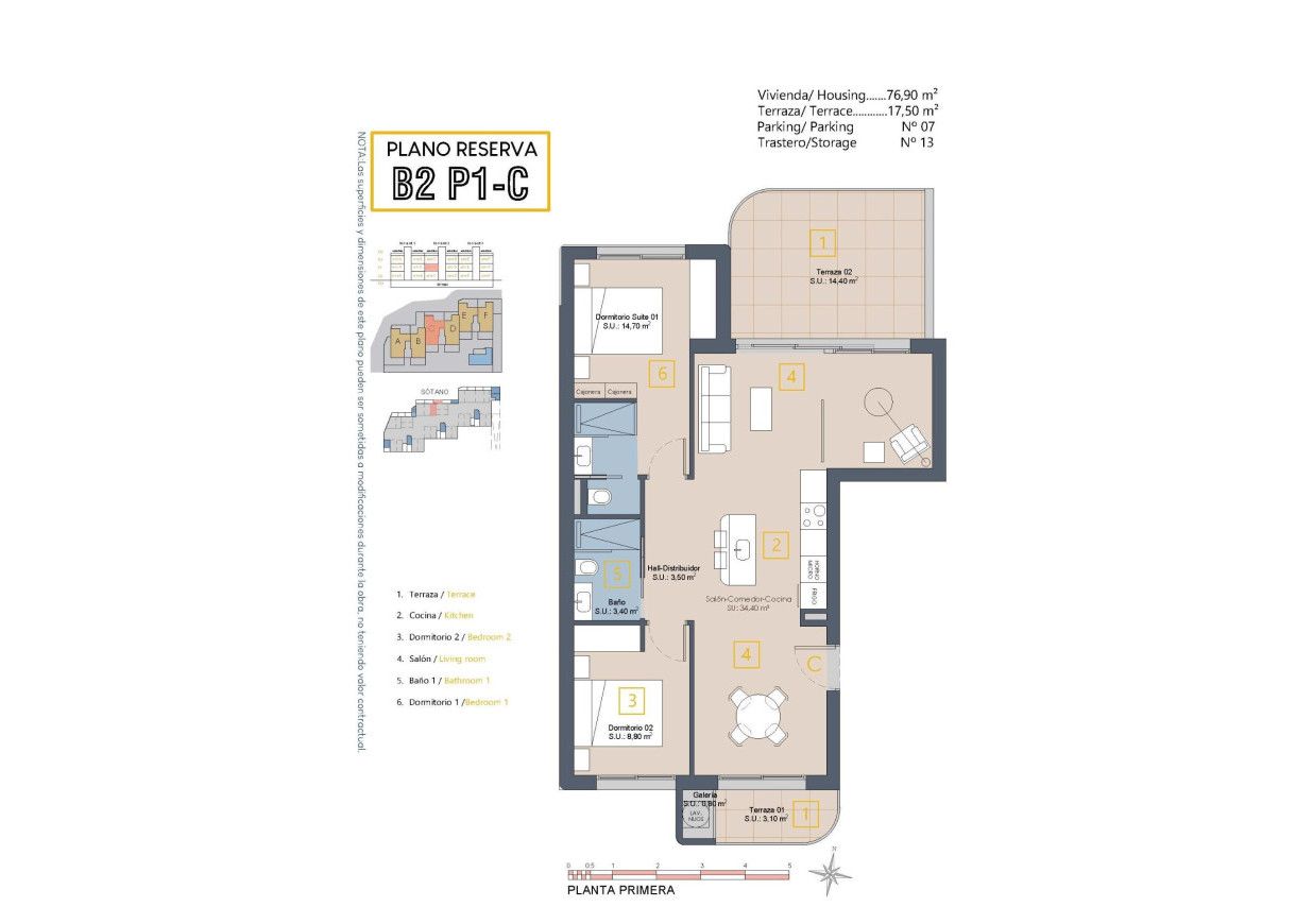 New Build - Apartment - Los Alcázares - Serena Golf