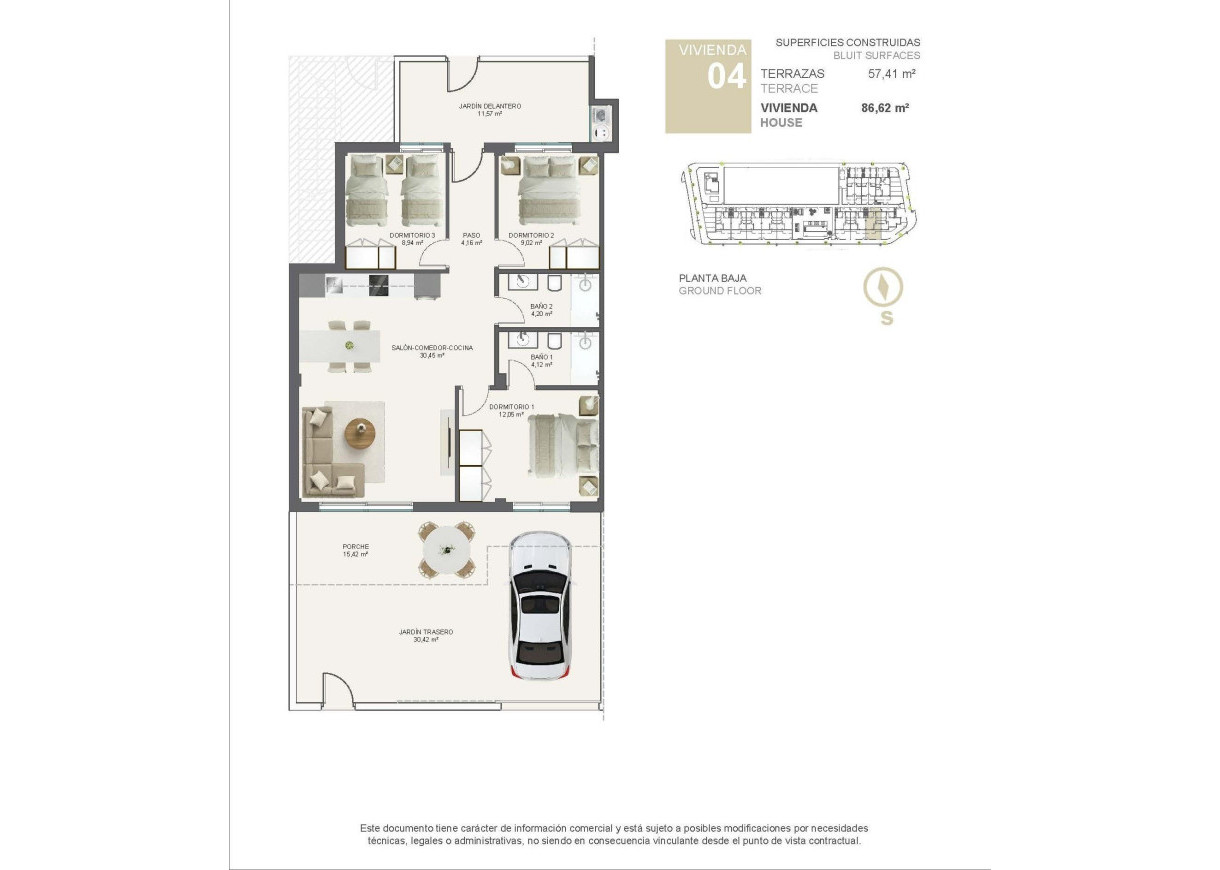 New Build - Bungalow - Pilar de la Horadada - Torre De La Horadada
