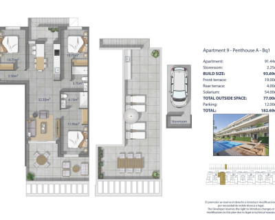 New Build - Penthouse - Los Alcázares - Los Narejos