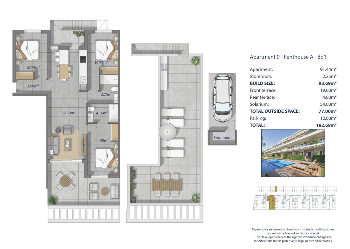 New Build - Penthouse - Los Alcázares - Los Narejos