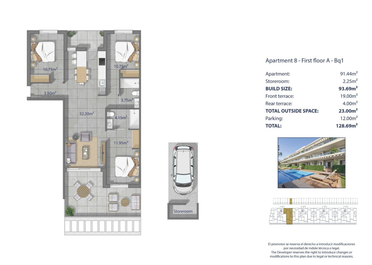 Nueva construcción  - Apartamento - Los Alcázares - Los Narejos
