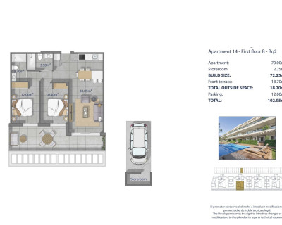 Nueva construcción  - Apartamento - Los Alcázares - Los Narejos