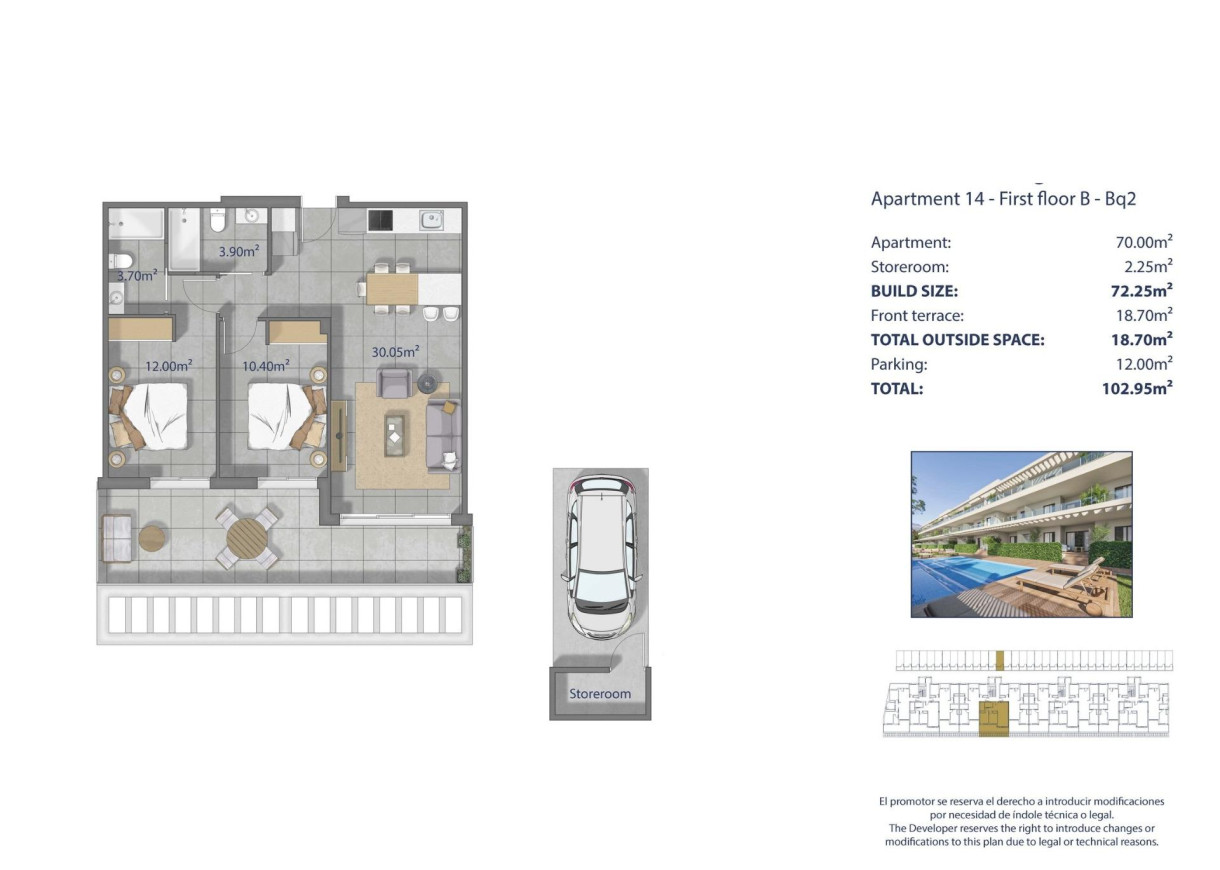 Nueva construcción  - Apartamento - Los Alcázares - Los Narejos