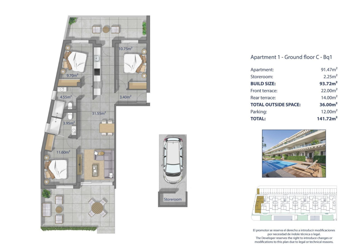 Nueva construcción  - Apartamento - Los Alcázares - Los Narejos