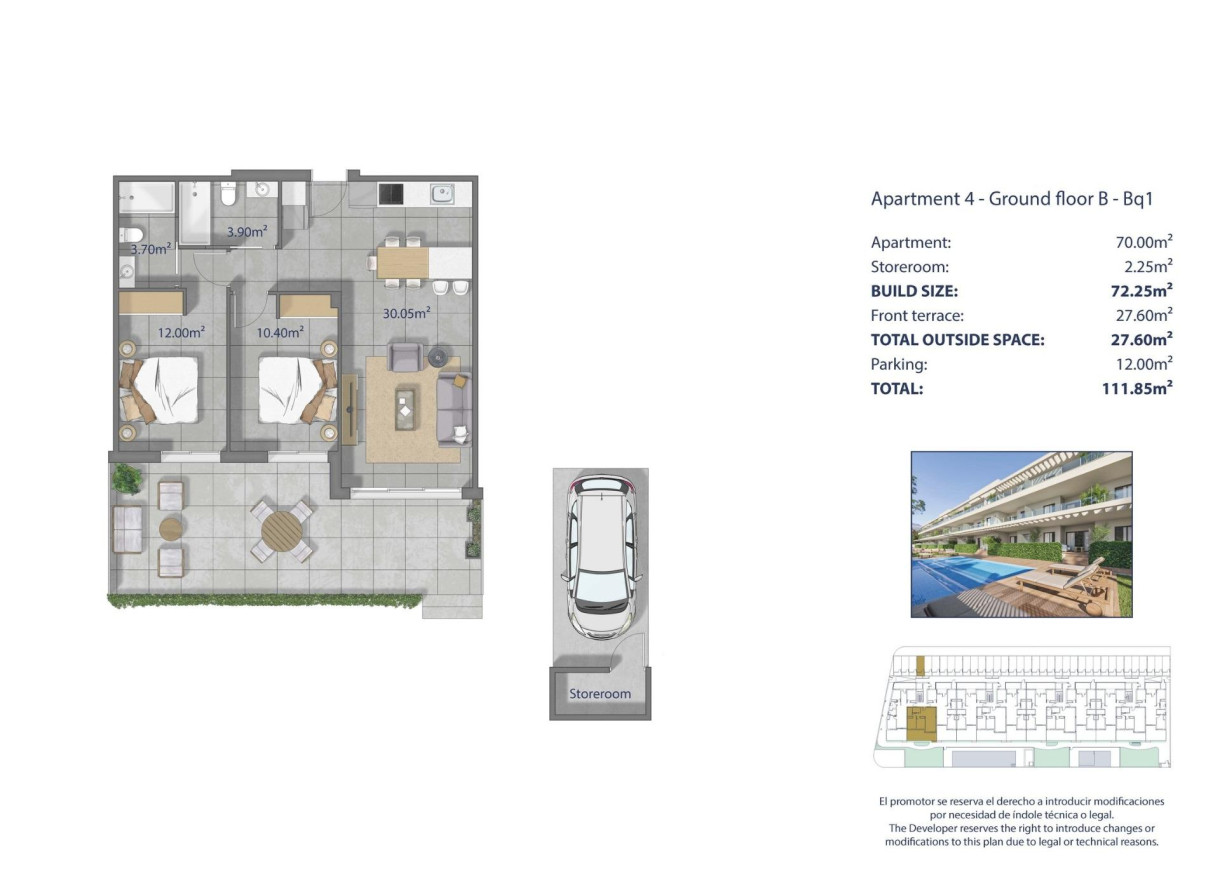 Nueva construcción  - Apartamento - Los Alcázares - Los Narejos