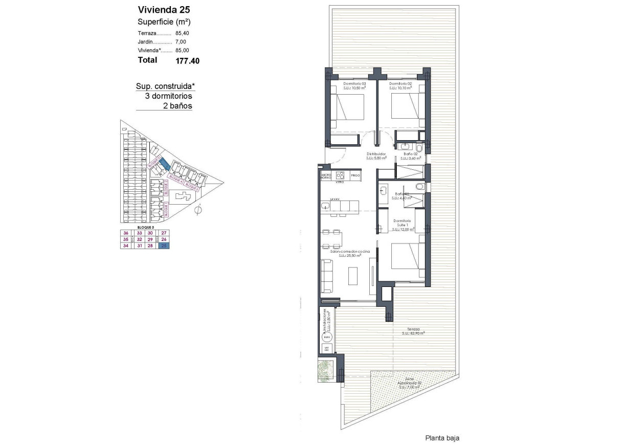 New Build - Apartment - Los Alcázares - Serena Golf