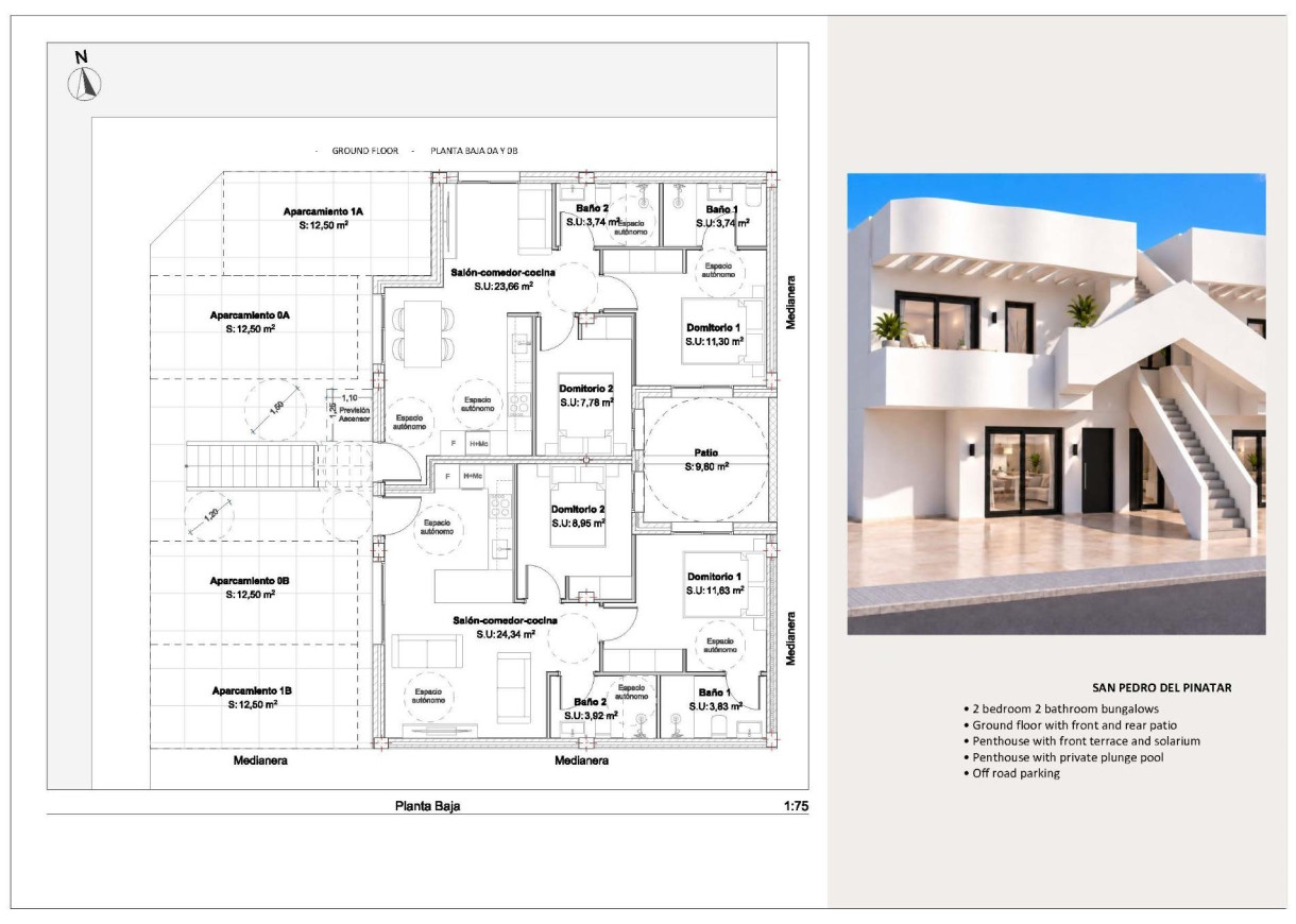 New Build - Bungalow - San Pedro del Pinatar - Los Peñascos