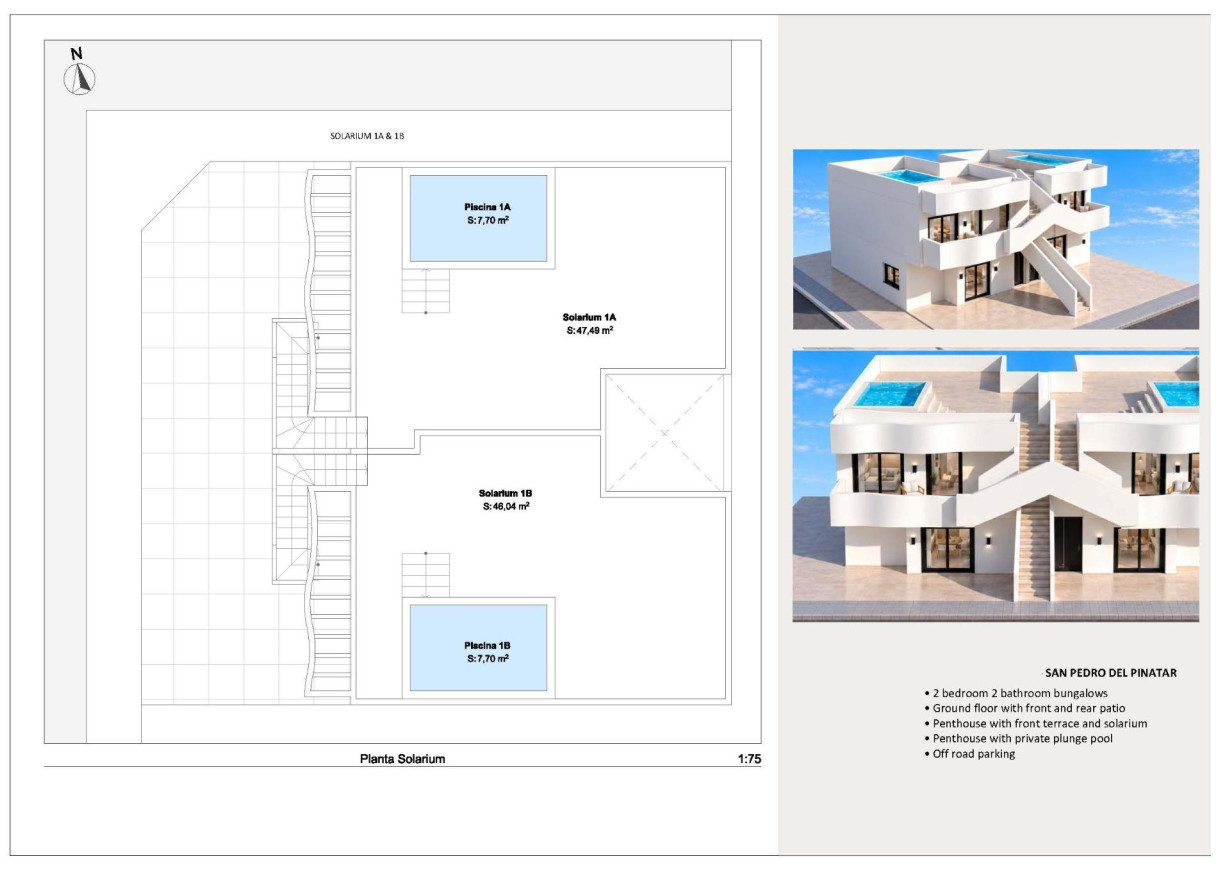 New Build - Bungalow - San Pedro del Pinatar - Los Peñascos