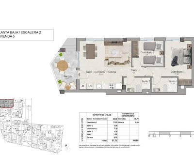 New Build - Lägenhet - Santa Pola - Estacion de autobuses