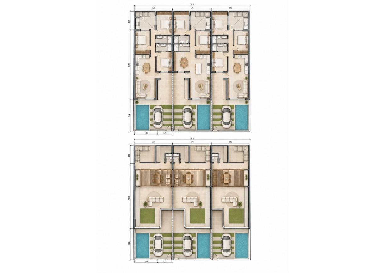 Nouvelle construction - Herenhuis - San Pedro del Pinatar - Pueblo